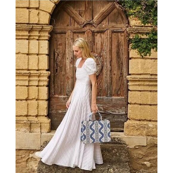 NWT $795 Loveshackfancy Ivory Ryan Scalloped Embroidered Ball Gown Dress… - Picture 6 of 16